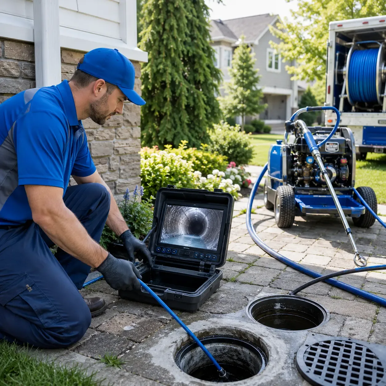 Outdoor drain cleaning professionals serving Vandiver, AL